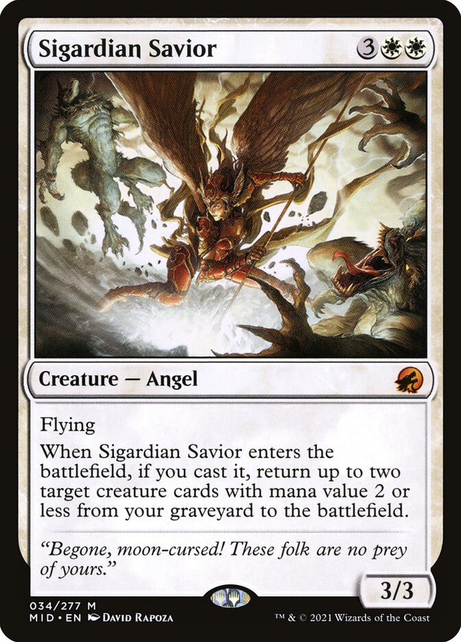 Sigardian Savior card front
