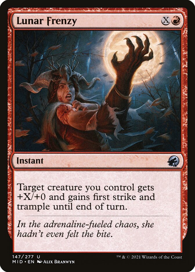 Lunar Frenzy card front