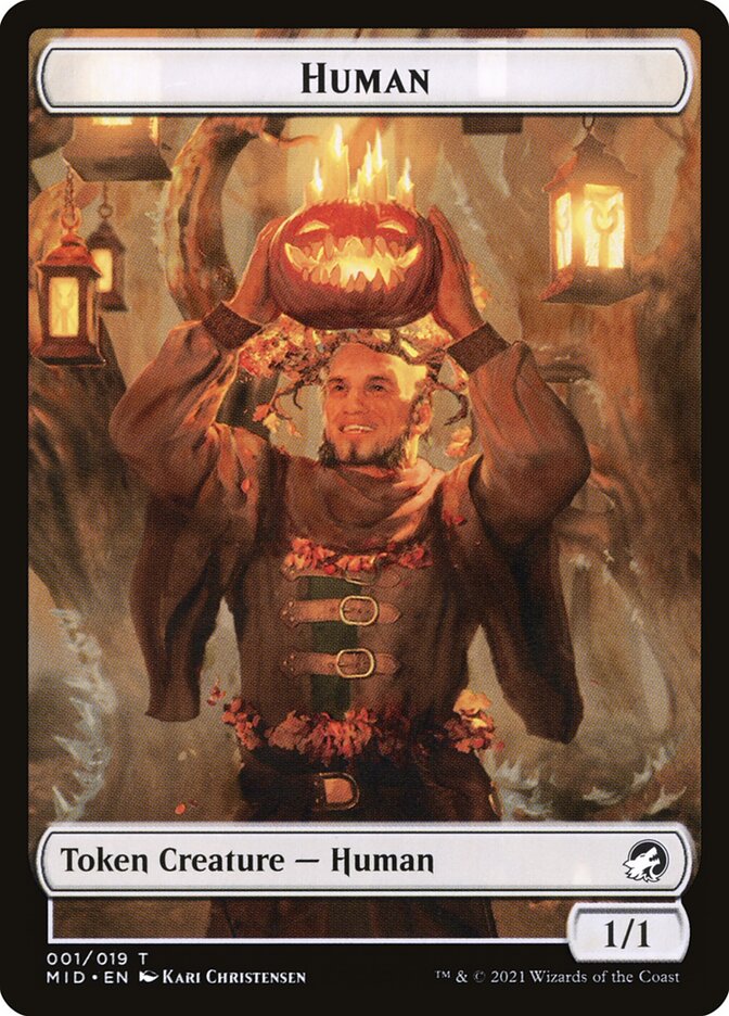 Human card front