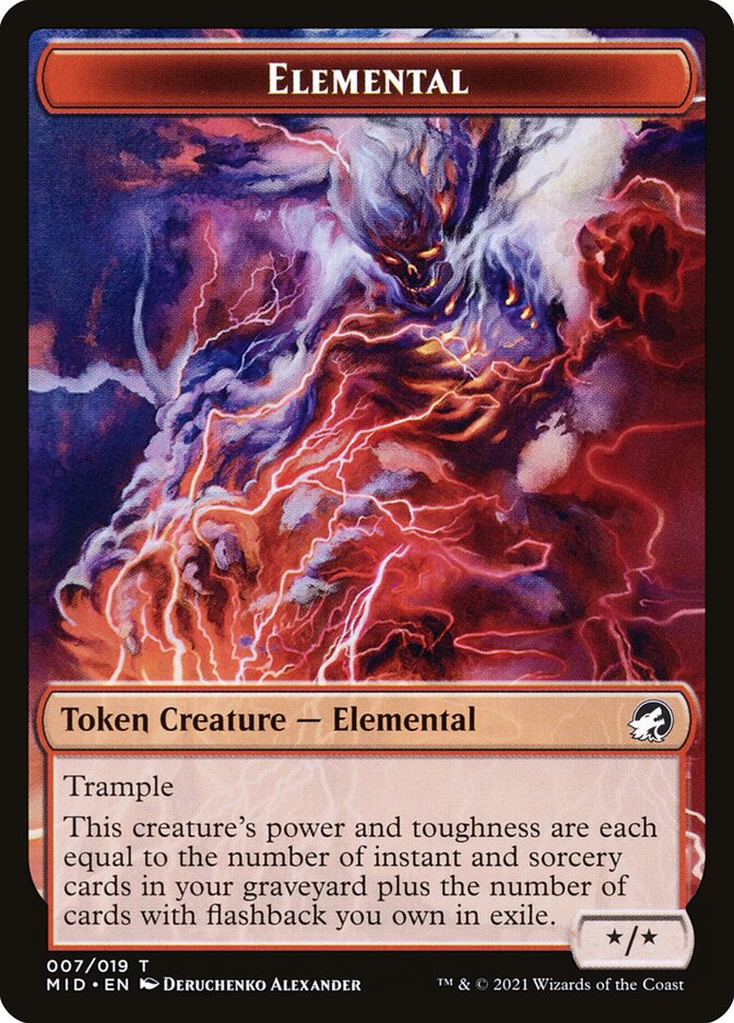 Elemental card front