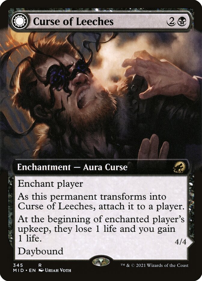 Curse of Leeches card front