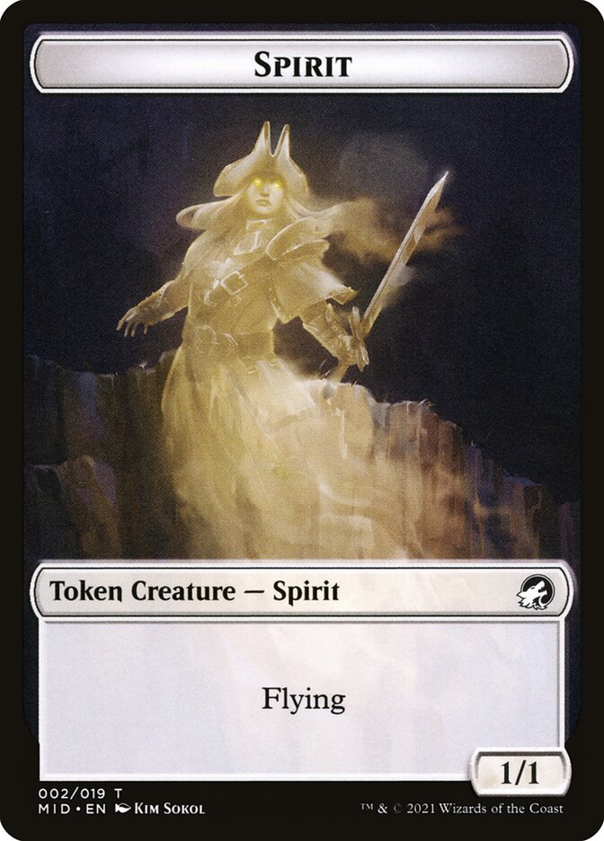Spirit card front