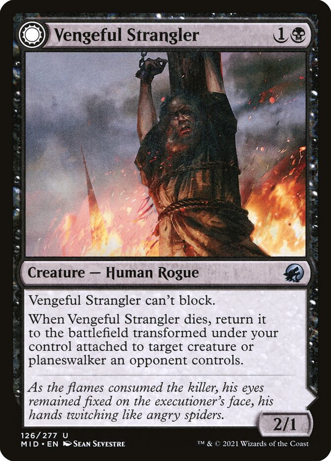 Vengeful Strangler card front