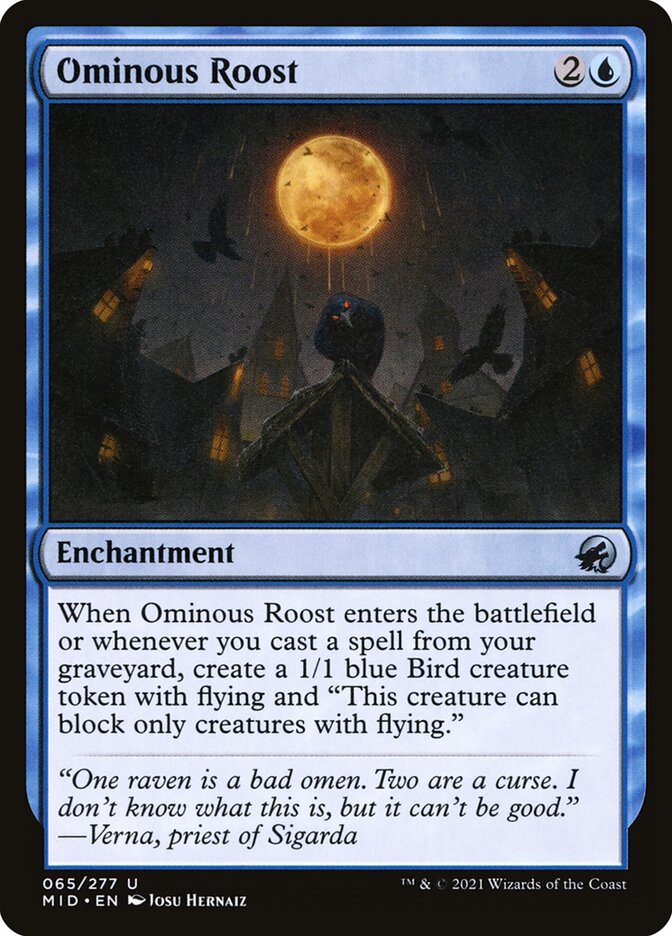 Ominous Roost card front