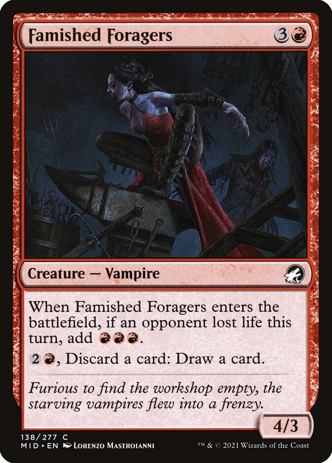 Famished Foragers card front