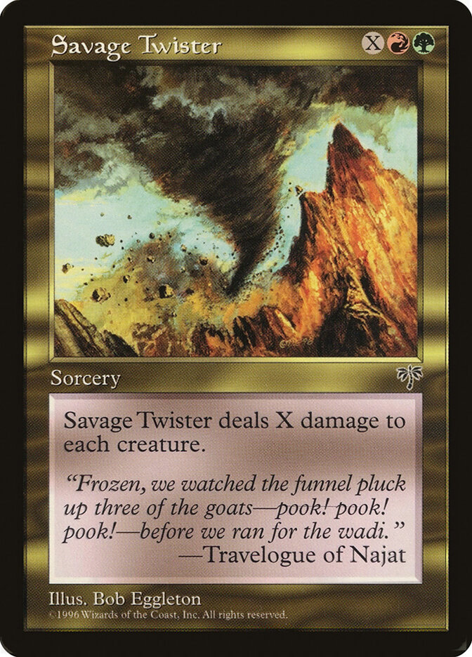 Savage Twister card front