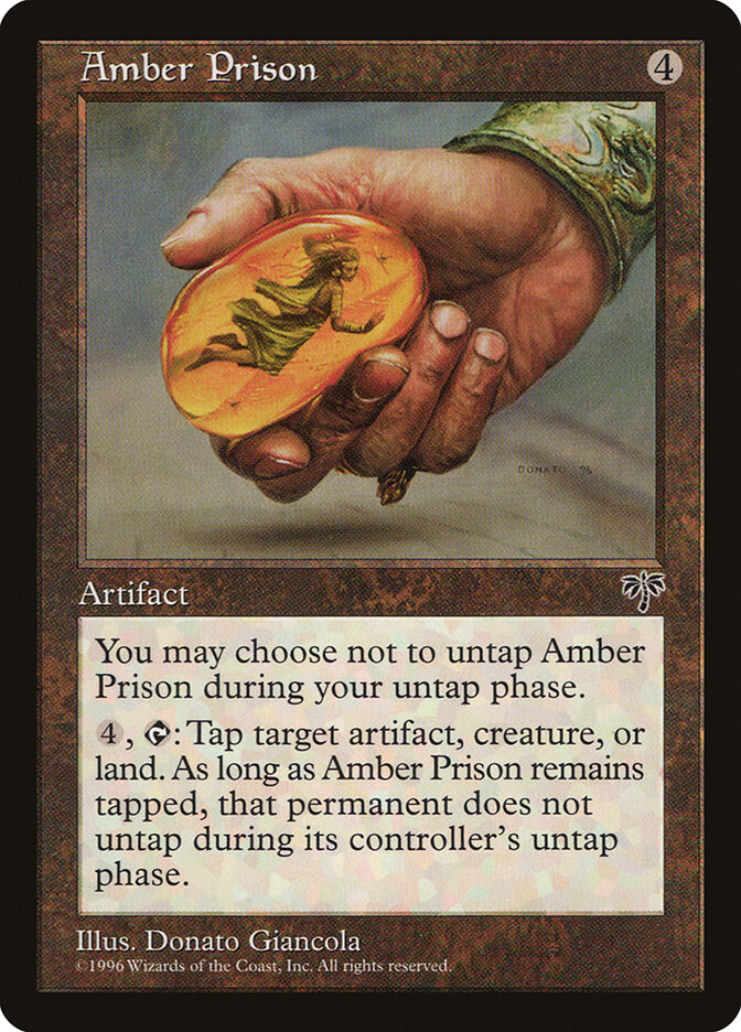 Amber Prison card front