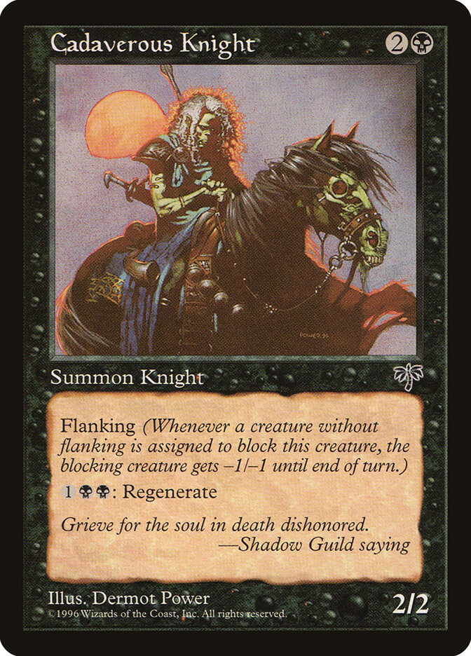 Cadaverous Knight card front