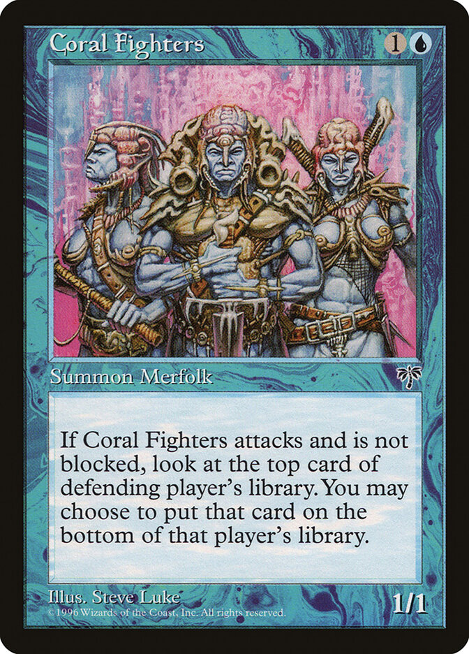 Coral Fighters card front