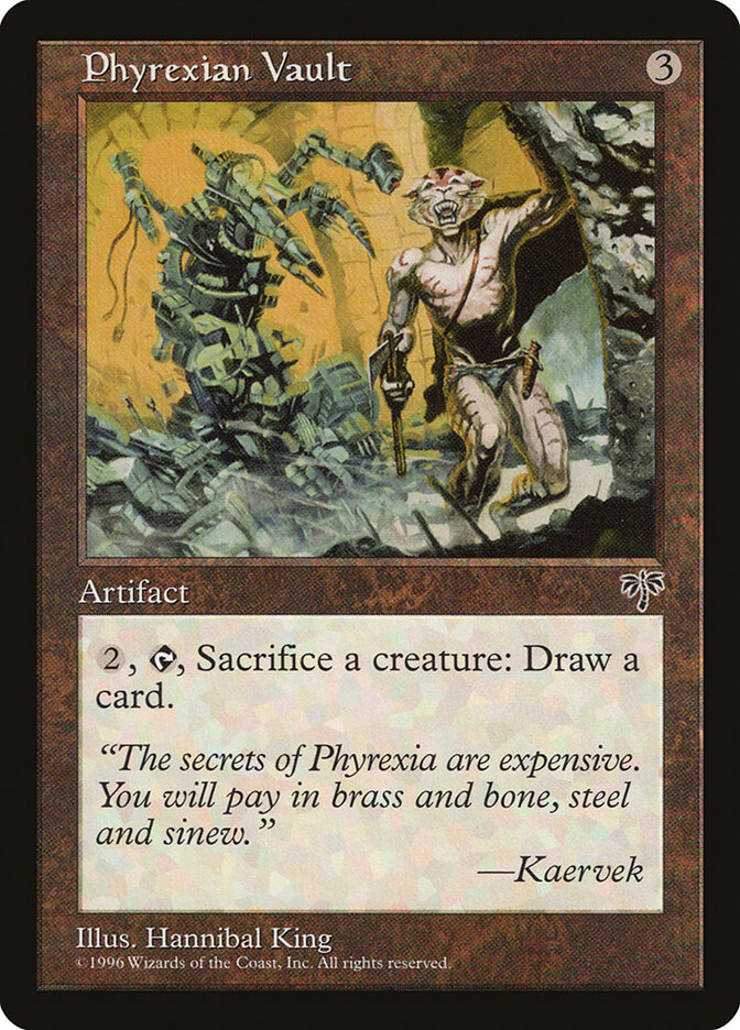 Phyrexian Vault card front