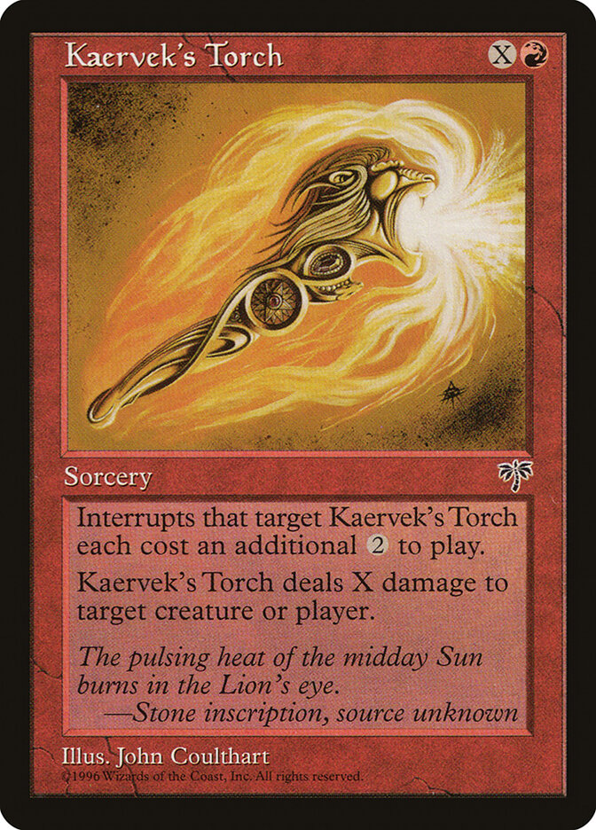 Kaervek's Torch card front