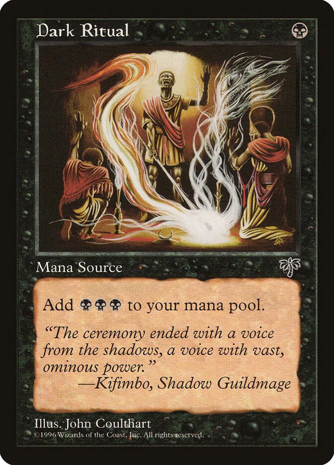 Dark Ritual card front