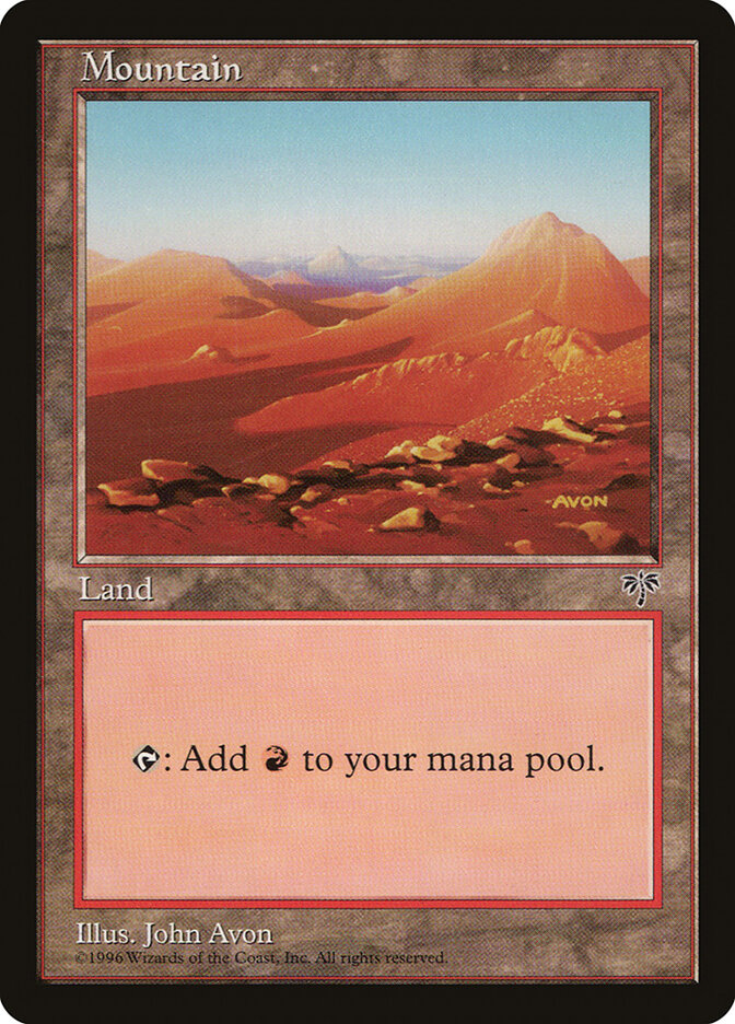 Mountain card front