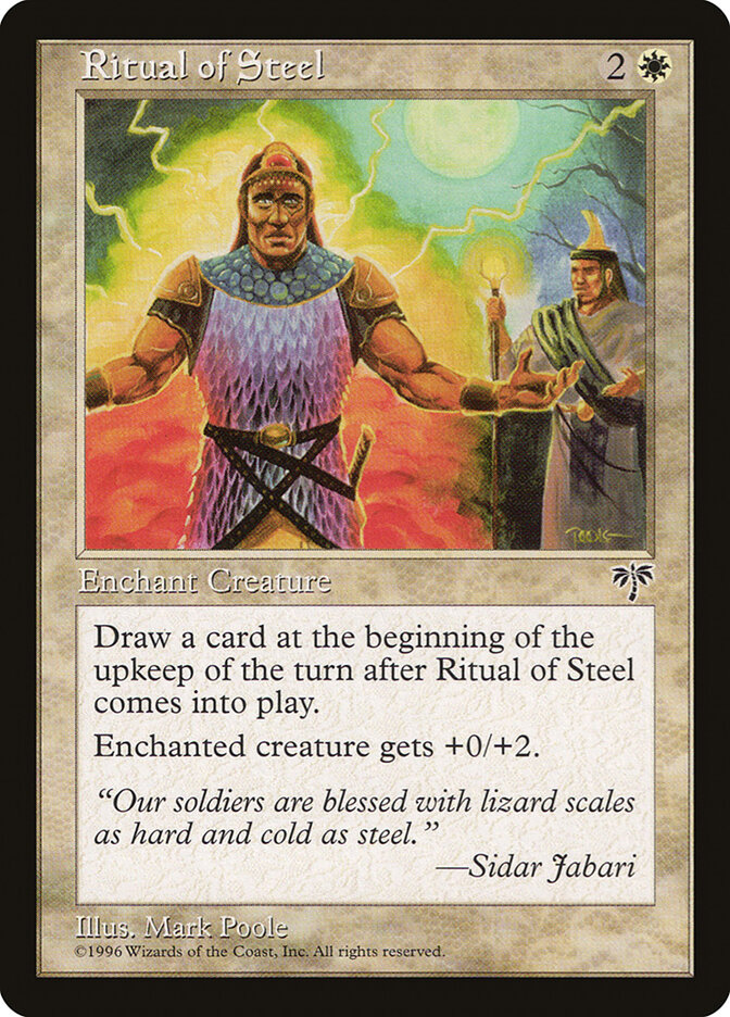 Ritual of Steel card front