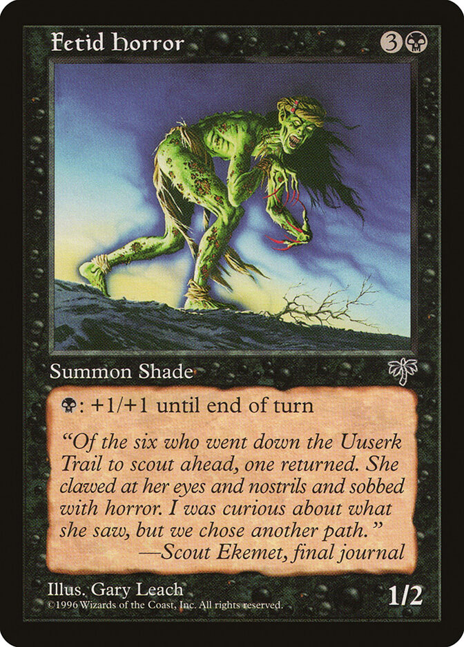Fetid Horror card front