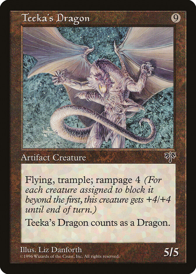 Teeka's Dragon card front
