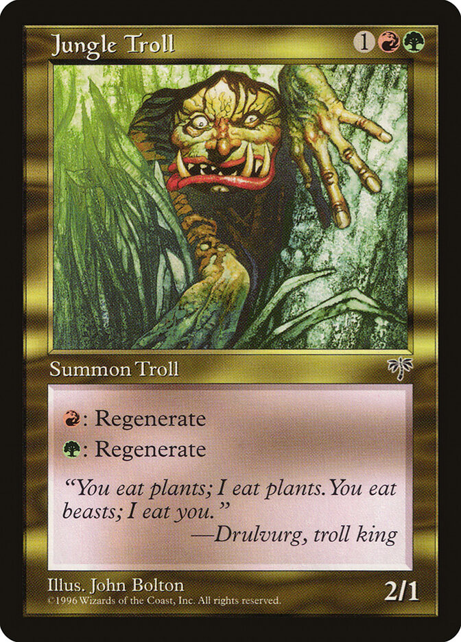 Jungle Troll card front
