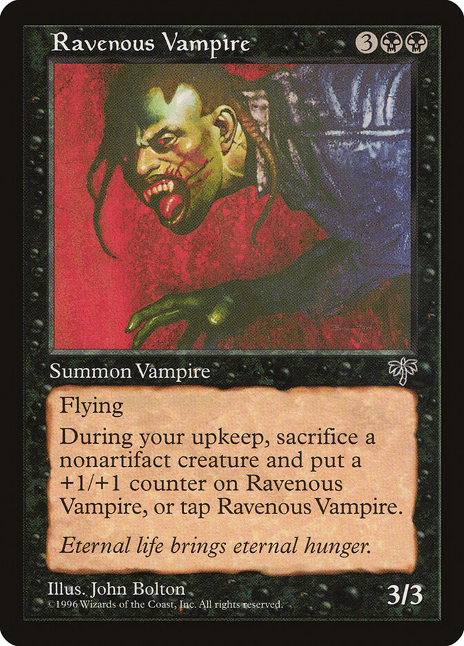 Ravenous Vampire card front