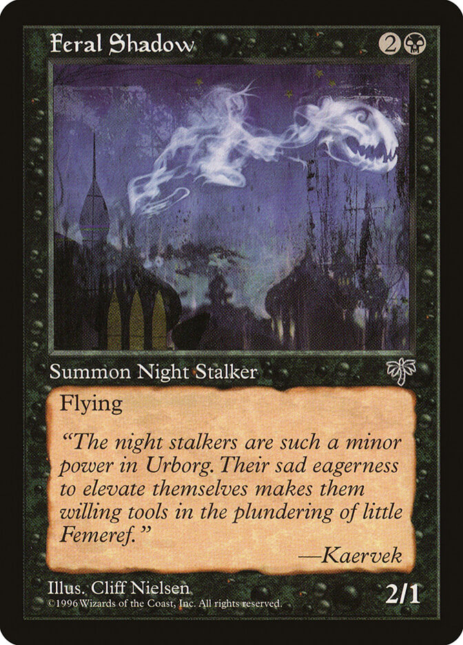 Feral Shadow card front
