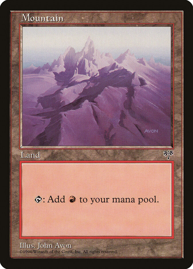 Mountain card front