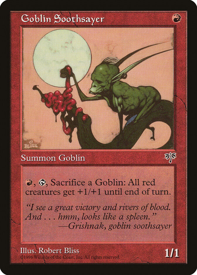 Goblin Soothsayer card front
