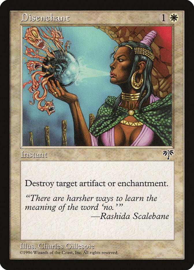 Disenchant card front