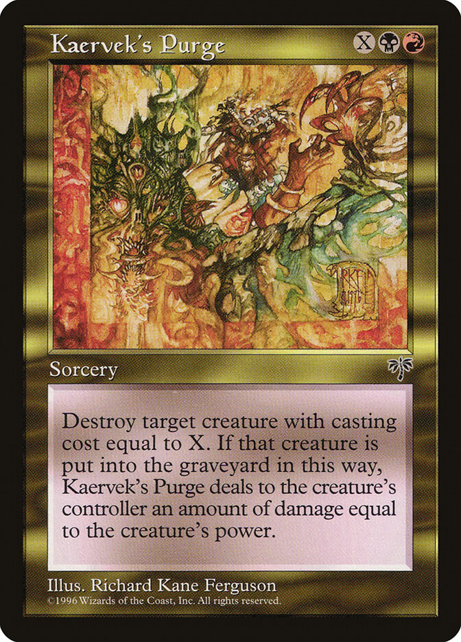Kaervek's Purge card front