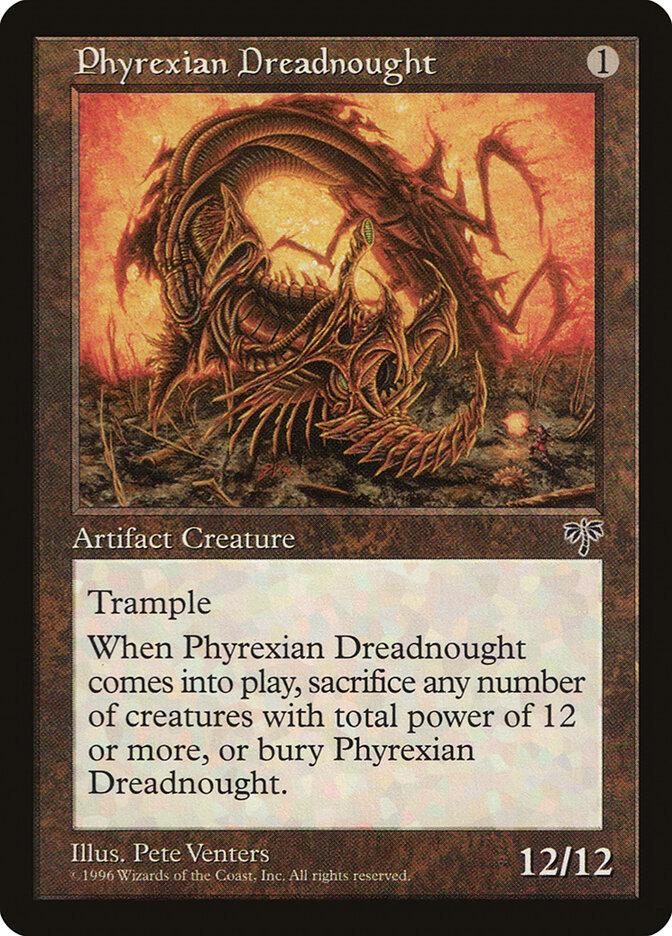 Phyrexian Dreadnought card front
