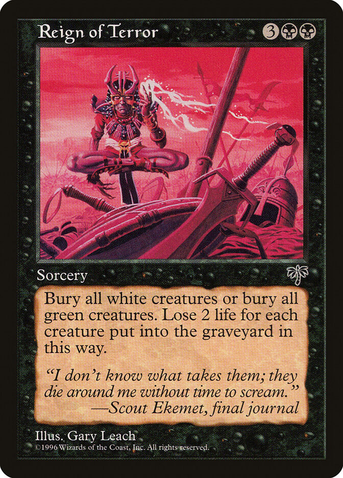 Reign of Terror card front