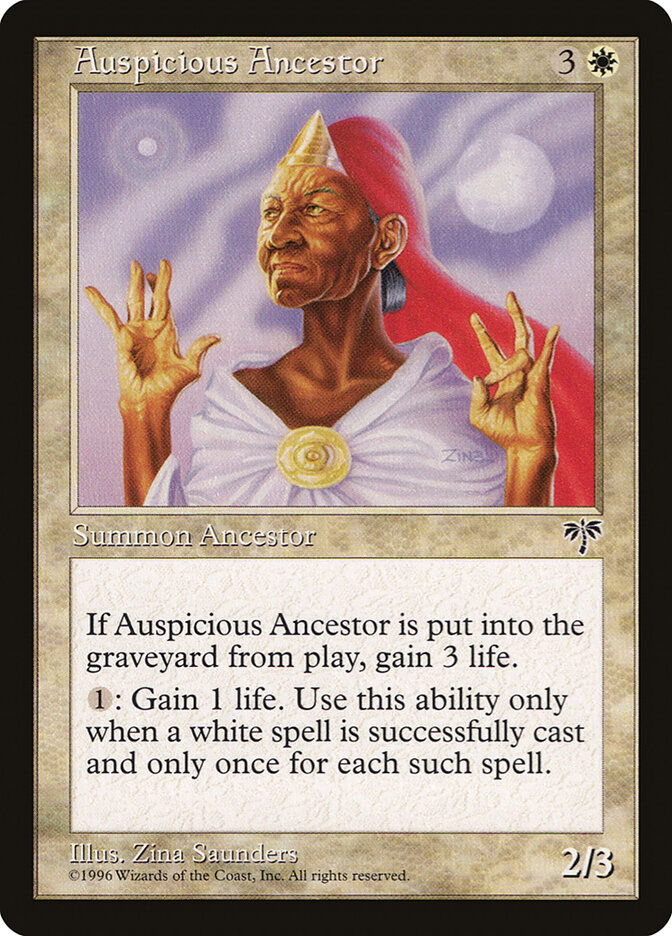 Auspicious Ancestor card front