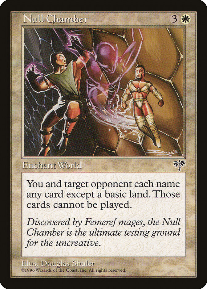 Null Chamber card front