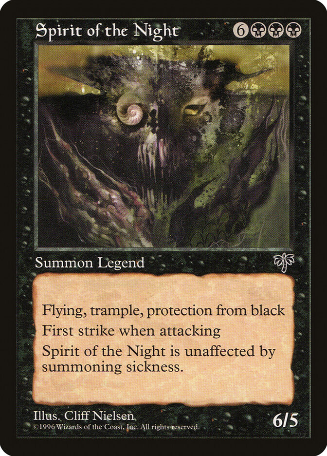 Spirit of the Night card front