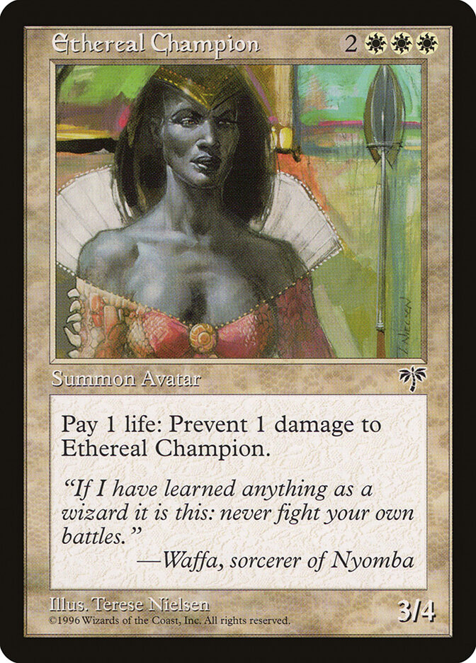 Ethereal Champion card front
