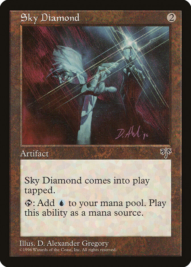 Sky Diamond card front