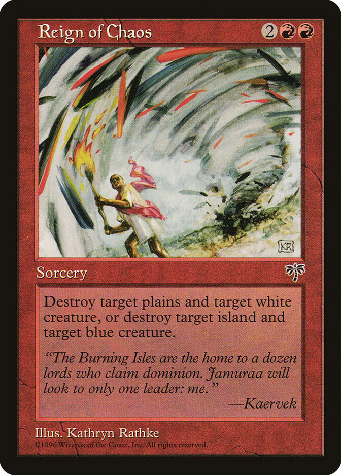Reign of Chaos card front