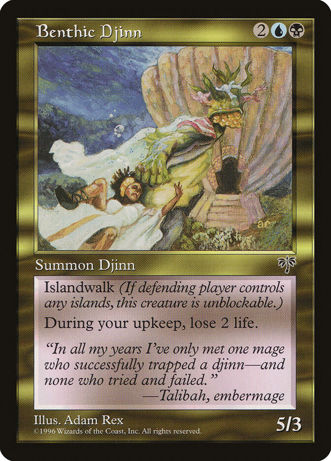 Benthic Djinn card front