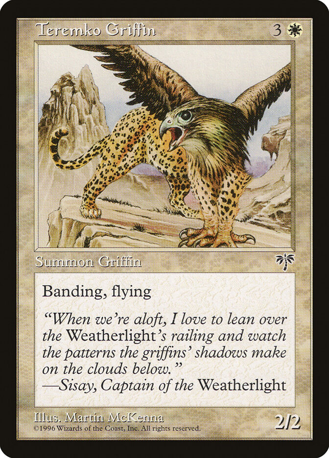 Teremko Griffin card front