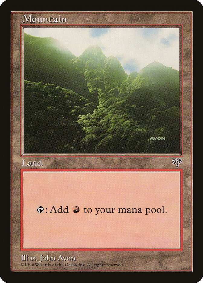 Mountain card front