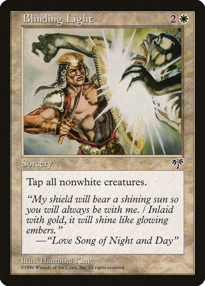 Blinding Light card front