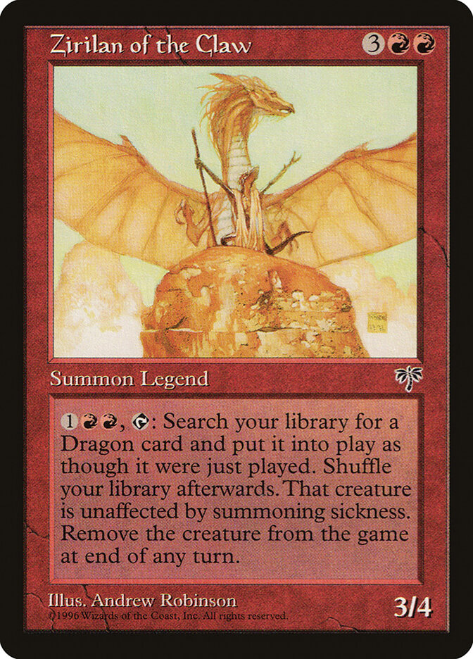 Zirilan of the Claw card front