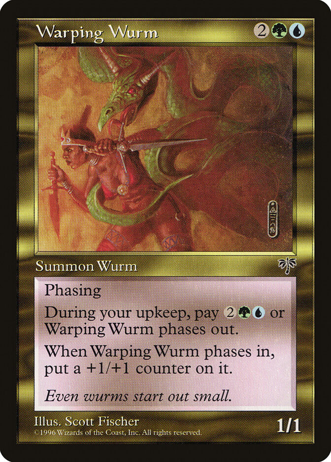 Warping Wurm card front