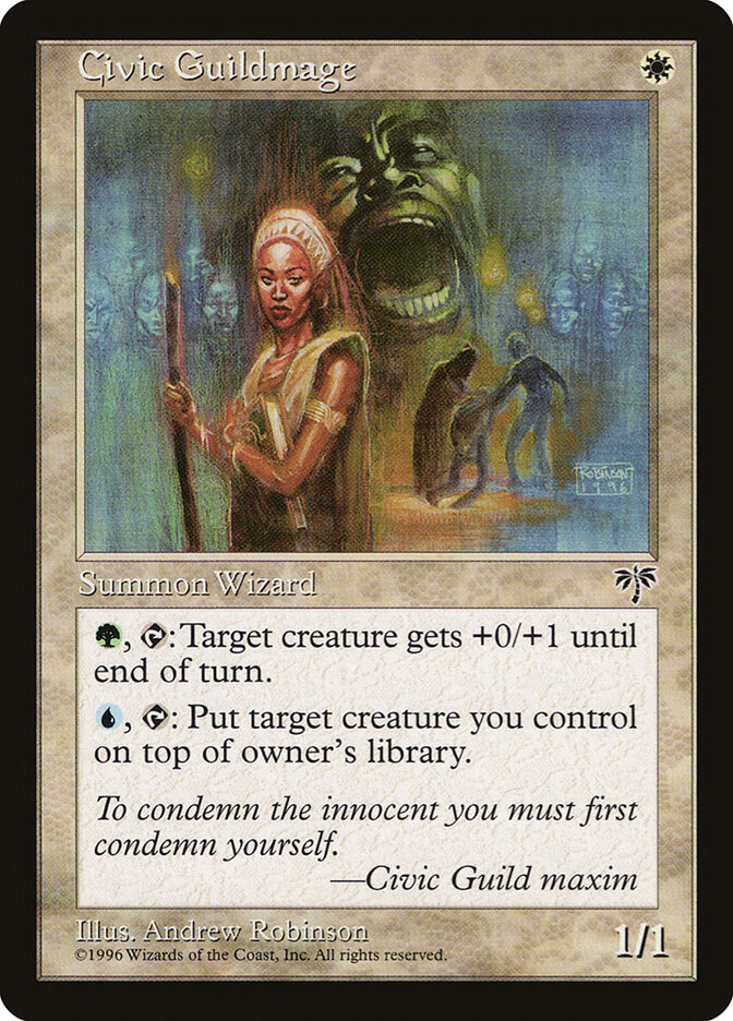 Civic Guildmage card front
