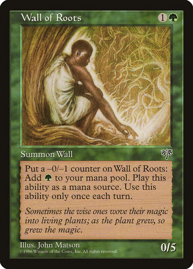 Wall of Roots card front