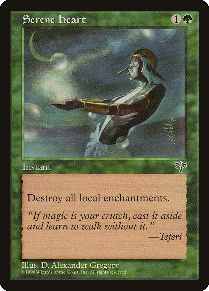 Serene Heart card front