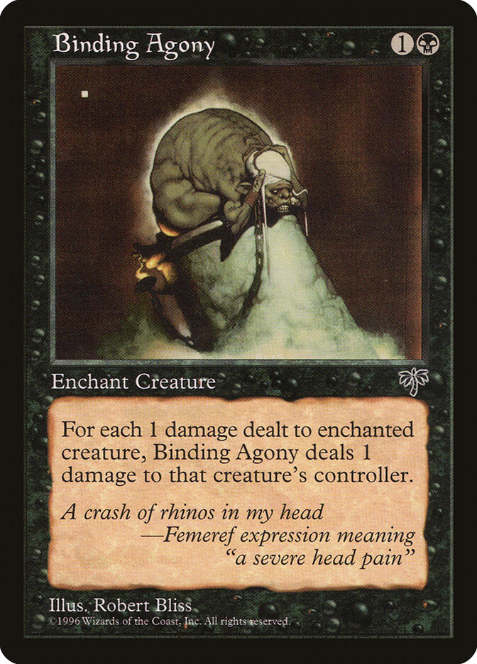 Binding Agony card front