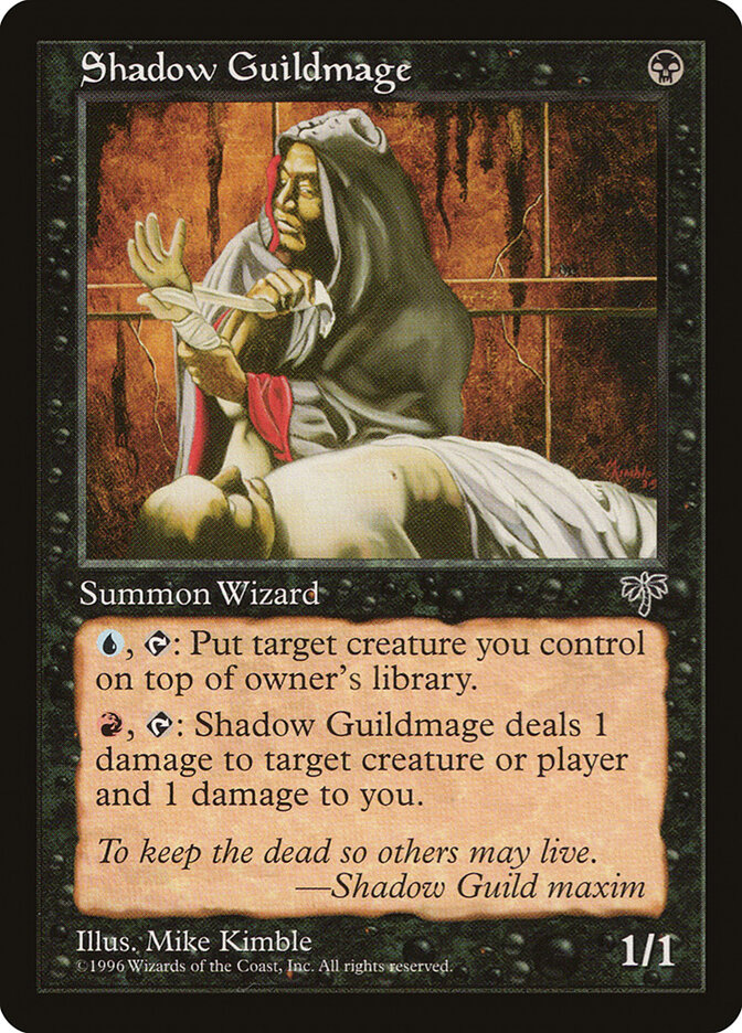 Shadow Guildmage card front