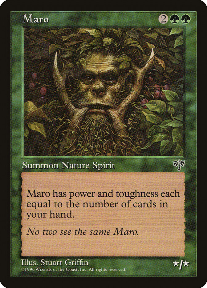 Maro card front