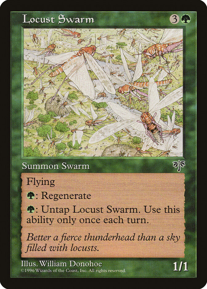 Locust Swarm card front