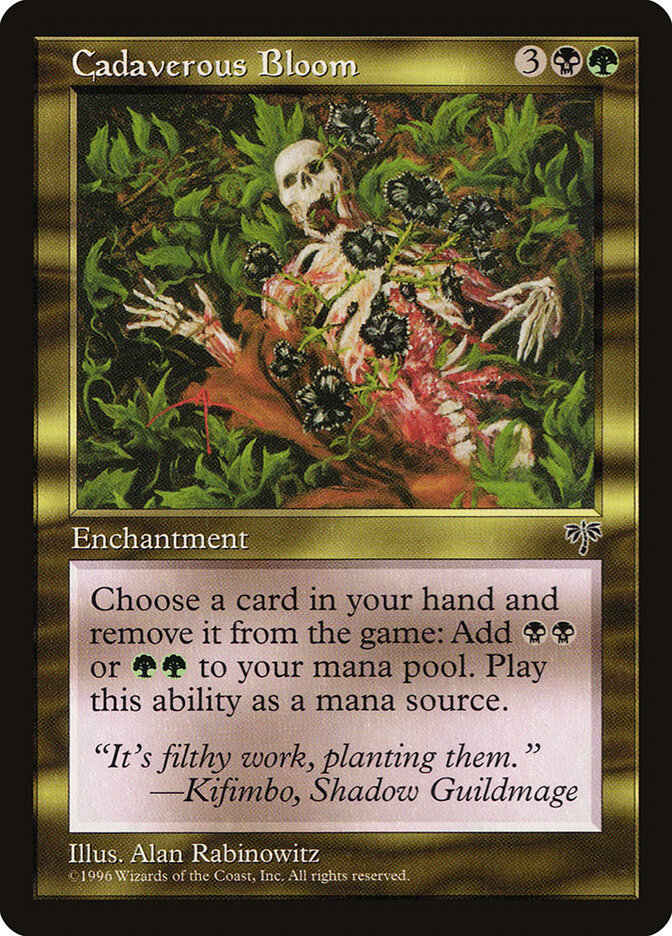 Cadaverous Bloom card front