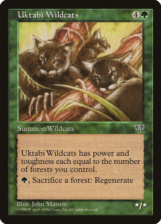 Uktabi Wildcats card front
